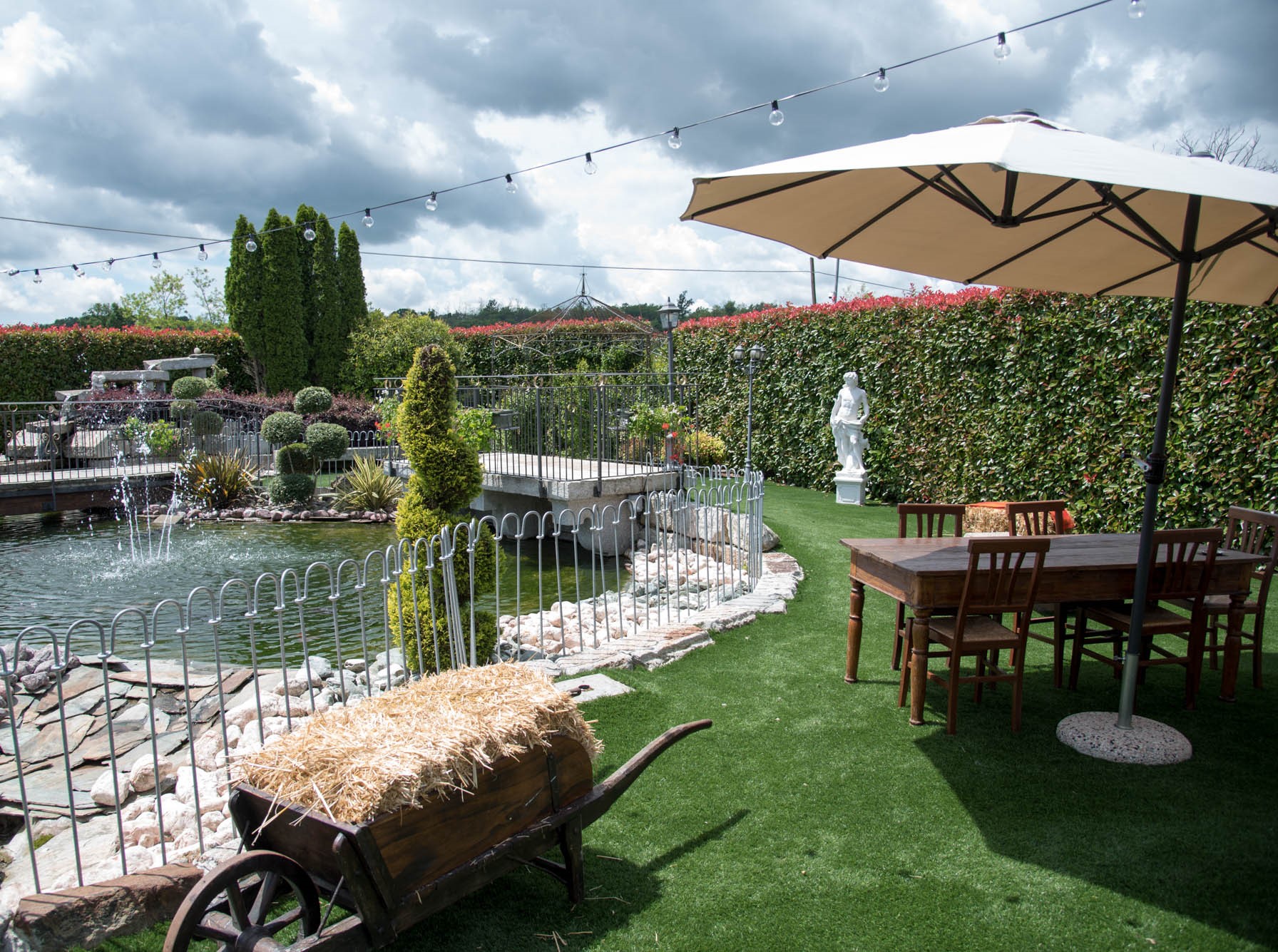 gallery giardino - IL GIARDINO DEL RISTORO l'oasi di relax e benessere - location calda e autentica atmosfera piemontese